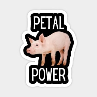 Petal Power Kirk’s Pig (White) Magnet