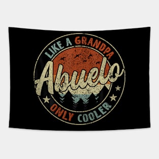Abuelo Like A Grandpa Only Cooler Vintage Retro Fathers Day Tapestry