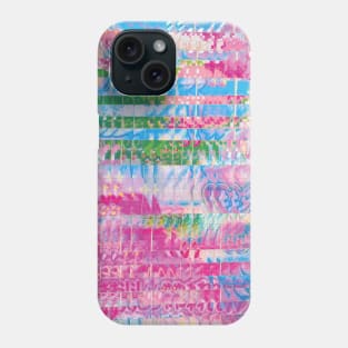 glitch gradient Phone Case