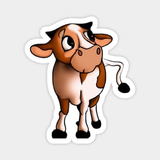 Cute Cow Drawing Magnet