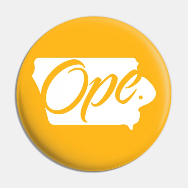 Iowa - Ope Pin by geekywhiteguy