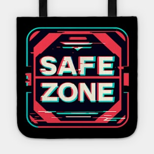 Safe zone Retro Gaming Glitch Tote