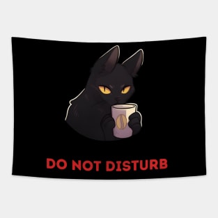 Coffee Cat - Do not Disturb Tapestry