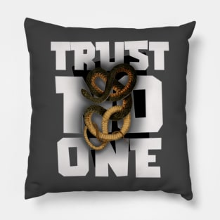 Trust no one Pillow