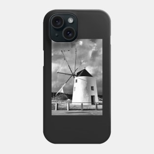 Old Windmill in Odiáxere, Lagos, Algarve Phone Case