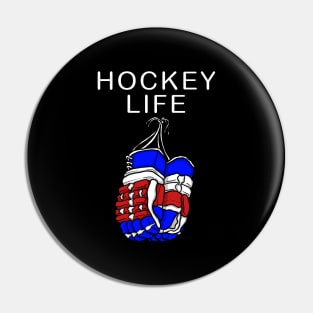 HOCKEY LIFE Ice Hockey Gloves Pin