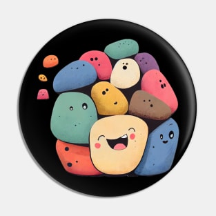 Adorable Comic Kawaii Style Stones: A Cute and Original Decoration for Your Home! Pin