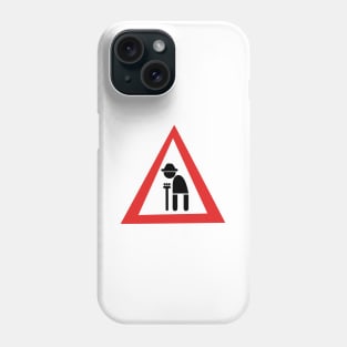 Careful old man Phone Case