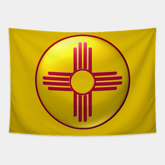 Captain New Mexico Shield Tapestry by IORS