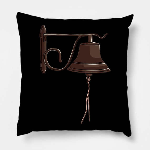 Dinner Bell Meal Restaurant 2 Pillow by fromherotozero