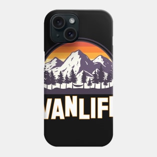 Retro Van I VanLife Camping & Mountains Phone Case