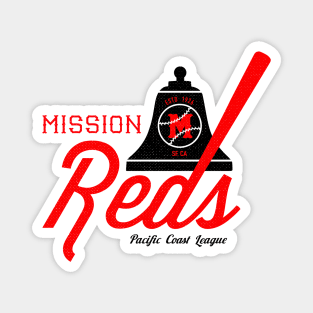 Original Mission Reds Baseball 1926 Magnet