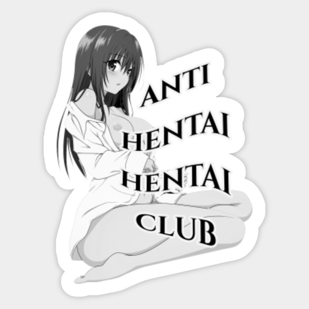 Baka Waifu Club Hentai Sticker Teepublic Au