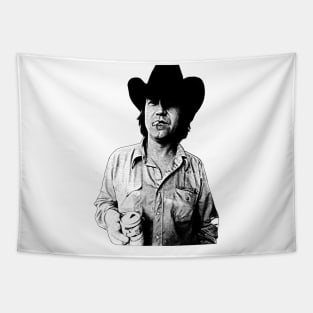 Retro Billy Joe Shaver Tapestry