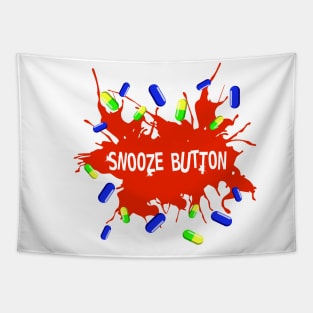 Snooze Button Tapestry