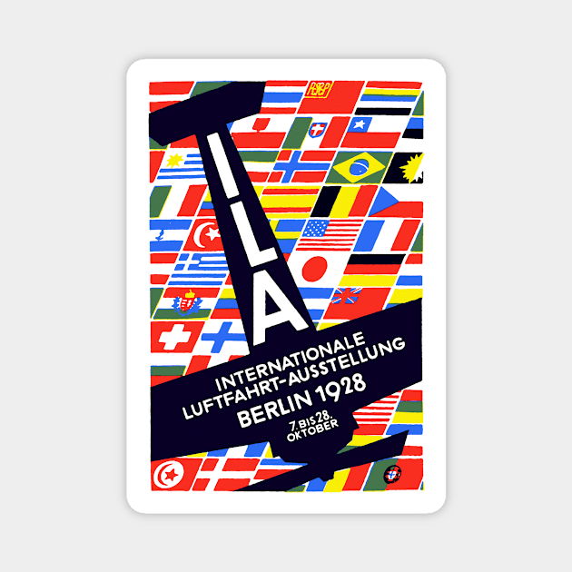 1928 International Air Show Magnet by historicimage