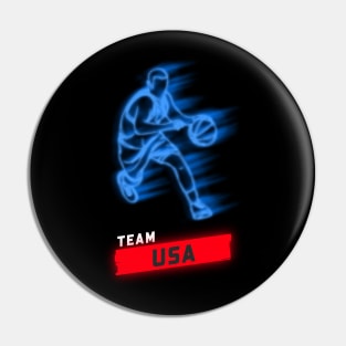 Team USA - Basketball Pin