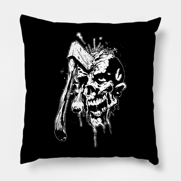 Antichrist Skull Pillow by DDs666