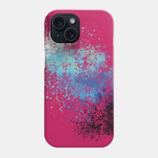 Blue cloud splash Phone Case