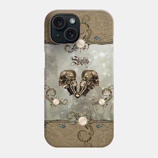 Awesome mechanical skull Phone Case