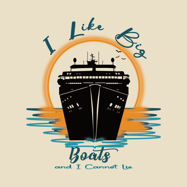 I Like Big Boats I Cannot Lie by donamiart