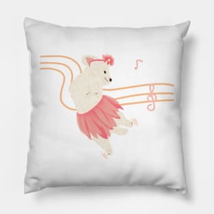 Dancing Maltipoo Pillow