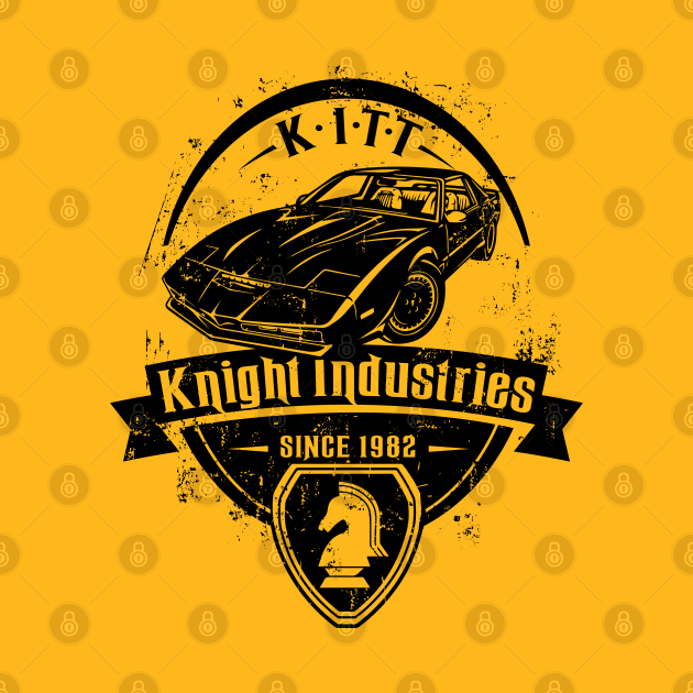 Knight Industries KITT since 1982 by Alema Art
