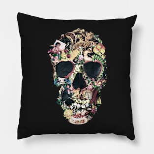 Vintage Skull Pillow