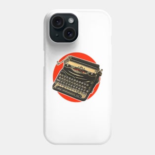 Vintage typewriter Phone Case