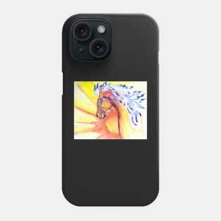 horse of wind and sun Phone Case