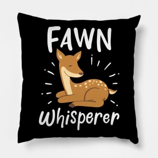 Fawn Whisperer Pillow