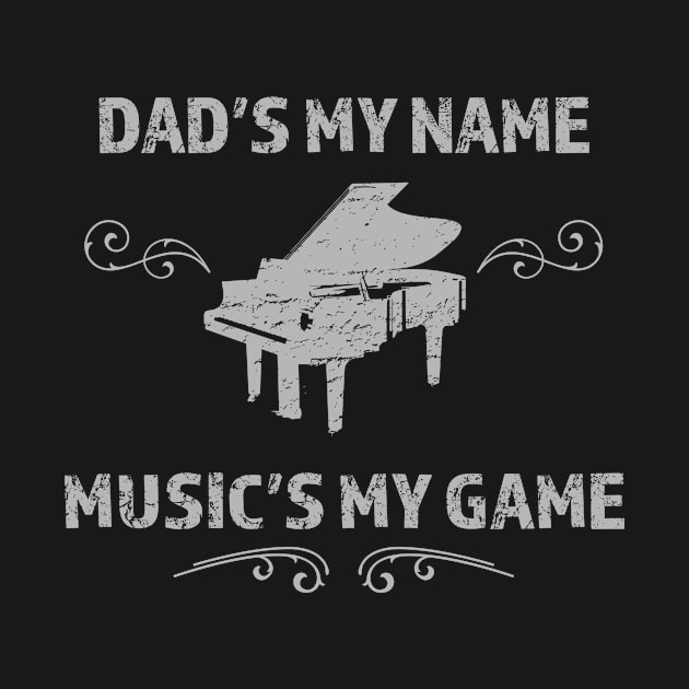 Dad's the name Music is my game by LovableDuck