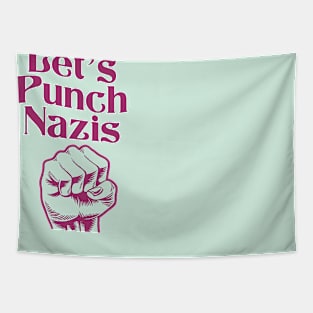 punch a nazi Tapestry