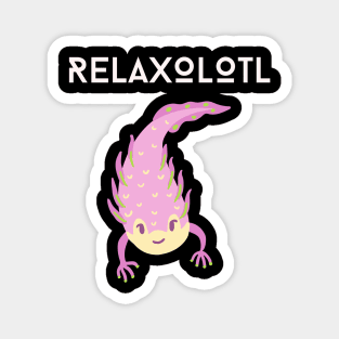 Relaxolotl Salamander Magnet