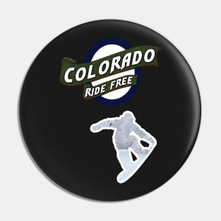 CO Ride Free Pin