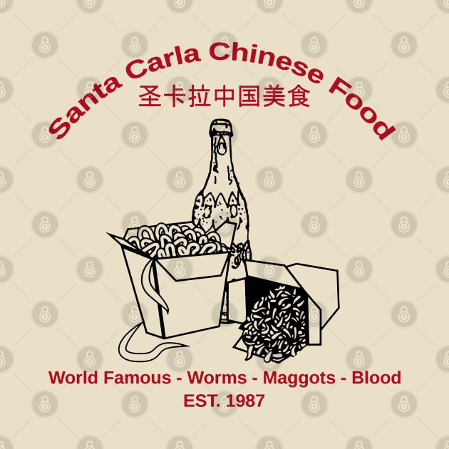 Santa Carla Chinese Food by mech4zone