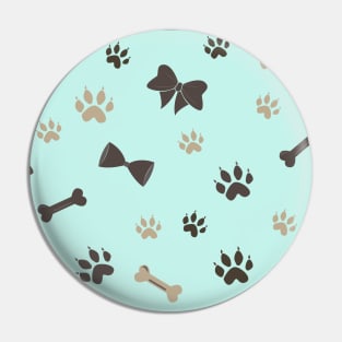 Paw Pattern Pin