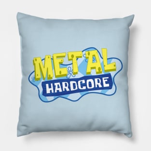 Metal Hardcore Spongebob Pillow