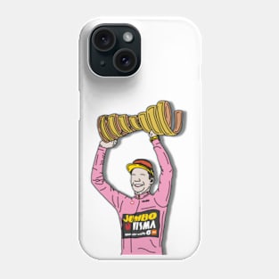 Primoz Roglic with Trophy Giro 2023 Phone Case