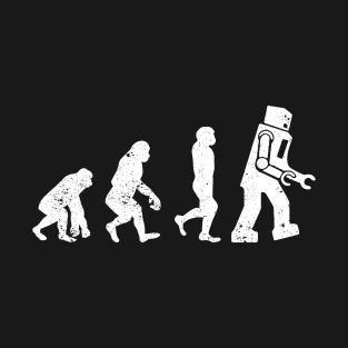 Man to Robot Evolution - robotics engineer T-Shirt