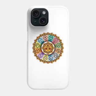 Zodiac Mandala Phone Case