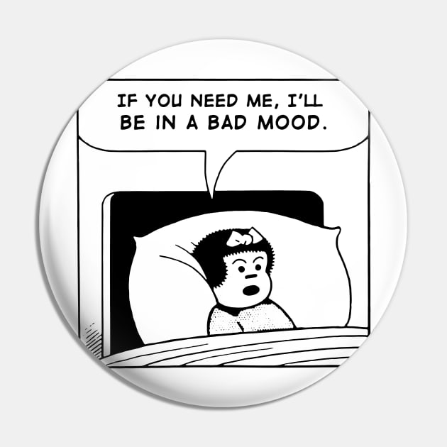 BAD MOOD Pin by TheCosmicTradingPost