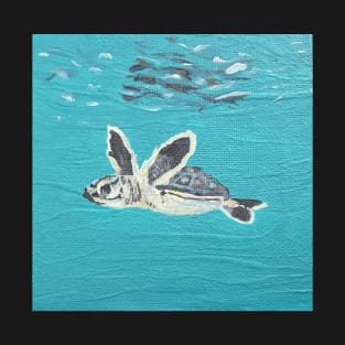 swim baby turtle T-Shirt