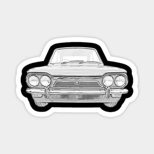 Singer Chamois 1960s British classic car monochrome Magnet