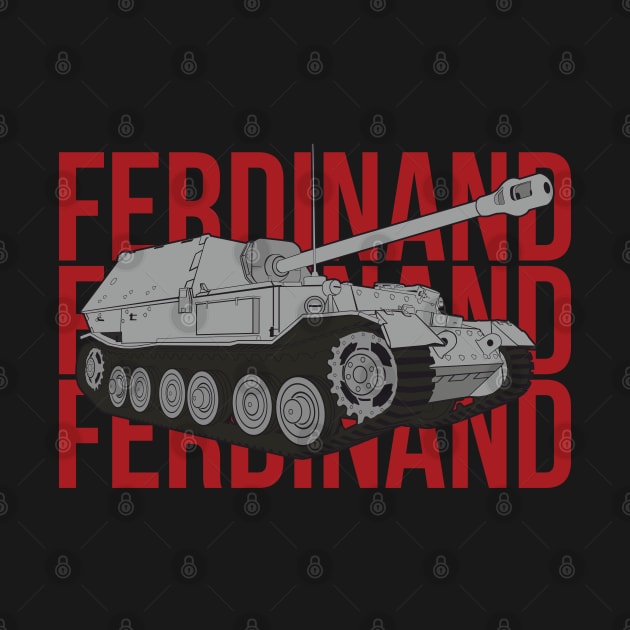 Ferdinand German tank destroyer by FAawRay