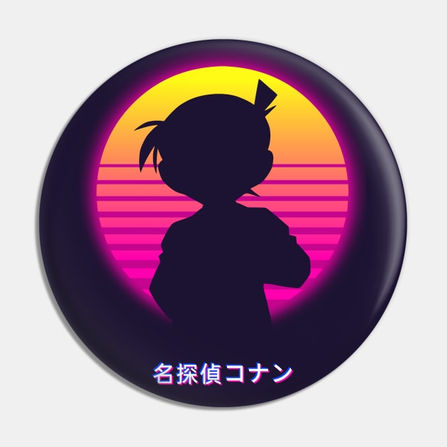 Detective Conan - Retro Pin by The Artz