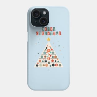 Mid-Century Modern Christmas Tree Phone Case