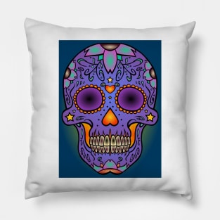 Sugar Skull 11 (Style:11) Pillow