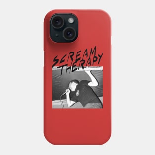 Scream Therapy Podcast Screamer block design Phone Case