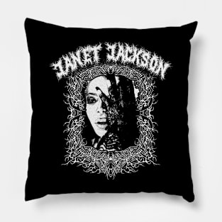 Janet Jackson Metal Style Pillow